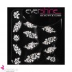 Evershine Naklejki 3D z cyrkonami perłowe ślubne ad01